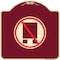 Signmission National Network Prohibited Heavy-Gauge Aluminum Architectural Sign, 18" x 18", BU-1818-23864 A-DES-BU-1818-23864 - alternate 1